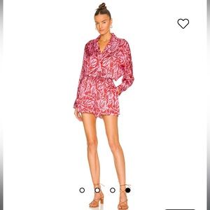 Crop Dolman Shirt in Bellamy Print & Lounge Short in Bellamy Print